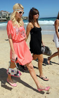 giantess collage blonde beach ocean brunette walking paris_hilton under_foot imminent_crush accasbel life_guard_shack