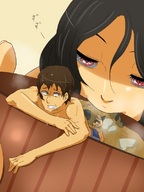 drawing vore shrunken_men face drinking cup holding_on looking_at_tiny