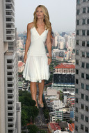 giantess collage city blonde destruction high_heels smiling wonderslug dress fire skyscraper under_foot claire_danes