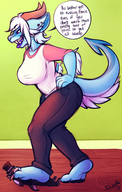 drawing micro furry macro domination paws pinned under_foot hat sheela shrunken_character healmsley holly