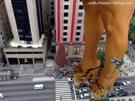 giantess collage feet city sandals legs shrunken_people streets platforms pedicure crushed_car joselitooo23