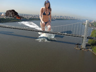 giantess collage city swimsuit bridge destruction cleavage water cars wet wonderslug fire bay skyscrapers wading adrianne_curry
