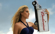 giantess collage blonde wonderslug sky truck ana_hickmann budweiser beer_truck thirsty