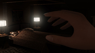 gentle sleeping color male finger hand bedroom giantess_ digital_render