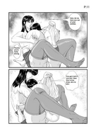 breasts drawing insertion nude size_difference manga monochrome sex huge_breasts sweat domination story mini_giantess amazon sweaty english ranmaru_graphics smother_escorts breast_feeding absorption