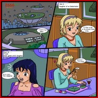 drawing giantess vore comic color story thor66 skyscraper chopsticks panels