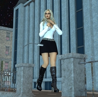 giantess city blonde skirt buildings glasses boots walking streets boomgts digital_render