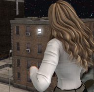 giantess city blonde buildings streets rooftop_view behind_view looking_in boomgts digital_render