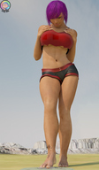 giantess crush micro feet landscape city destruction barefoot purple_hair low_angle looking_down skyscraper set under_foot tattoo toe_ring point_of_view tiny_mk goddessviolet violets_power digital_render