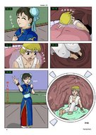 drawing vore comic color mouth street_fighter thor66 shrunken_man chun-li stomach_view