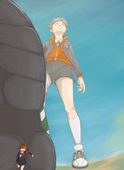 giant male brunette uniform unaware sneakers running_away ken persona_3