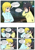 blonde brunette story cat_girl set digital_render