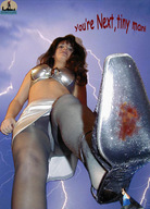 giantess crush collage blood shadester fleeing point_of_view looking_at_viewer lightning threatening impending_doom