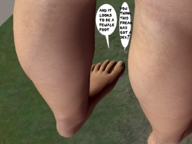 giantess story grass set outdoors flatworld a_big_encounter kentbobby2000 digital_render