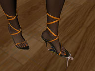 crush feet high_heels shrunken_men sandals dark_skin screaming digital_render