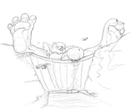drawing furry monochrome destruction giant penis helicopter smiling pencil_drawing dam relaxing