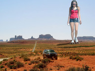 giantess collage destruction desert ipod outdoors looking_into_distance amanda_bynes