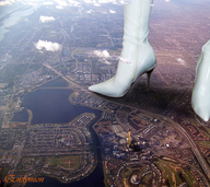 crush collage landscape city mega giant male high_heels buildings boots endymion downward_angle