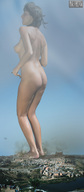 crush collage nude city mega destruction handheld barefoot brunette low_angle mikeyboy sky under_foot