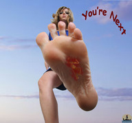 crush collage barefoot soles blood low_angle story looking_down shadester sky under_foot point_of_view looking_at_viewer raised_foot stuck_to_foot