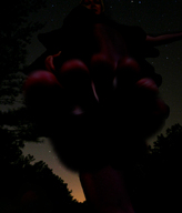 collage blonde night outdoors under_foot point_of_view looking_at_viewer impending_doom
