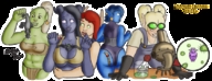drawing micro color breast_crush shrunken tauren shrunken_men shrunken_woman world_of_warcraft orc night_elf troll draenei matthew_the_mouse blood_elf butt_squish warcraftgts