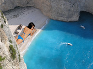 giantess collage beach brunette wonderslug lying_down shrunken_people sand boats cliff sunbathing downward_angle anahi_gonzales cove