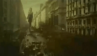 giantess monochrome destruction high_heels brunette animation fleeing vehicle_crush natalia_adarvez