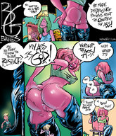 pussy comic mamabliss butt story boots shrunken_men cruel between_fingers panels looking_at_victim big_bitches