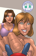 drawing shrunken_men shrunken_man giantesses looking_at_viewer giantessfan looking_at_victim pointing_at_viewer pointing_at_victim darlsborough_university darlsborough_university_2