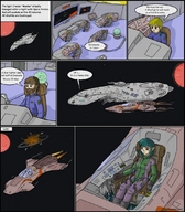 drawing giantess space shrunken_men thor66 panels rescue star_cruiser star_fighter