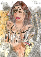 drawing giantess destruction airplane tarrass20020 olivier