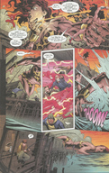 drawing giantess manga city comic color destruction giganta falling wonder_woman dialogue lasso leopard_print tripping flash dc_comics