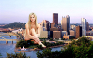 giantess collage city blonde bridge barefoot water sitting skyscraper trees looking_at_viewer tasqq