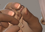 handheld finger shrunken_men manicure looking_at_victim digital_render
