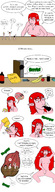 breasts drawing vore masturbation color story red_hair shrunken_men demoness shrunken_woman food hiding panels stomach_view looking_at_tiny willing_victims moebius
