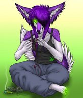 drawing micro furry handheld finger blood paws gore cruel pipe shrunken_character looking_at_tiny marijuana