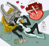 drawing vore color mouth midna nintendo shrunken_people fairies umbrage00 twilight_princess the_legend_of_zelda