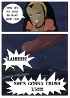drawing giantess crush ocean story foot_crush ships looking_at_tiny sissizilla stardust_phantom