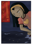 drawing giantess color ocean crushed_ship looking_at_tiny sissizilla stardust_phantom