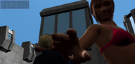 giantess city gun buildings police hand reaching caught looking_at_victim digital_render