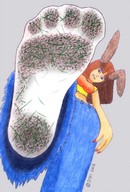 drawing low_angle socks foot_crush looking_down foot_pov point_of_view looking_at_viewer gregbarrett9 gts_ziluma