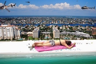 giantess collage beach barefoot buildings sand clouds houses sky sun_bathing resort downward_angle giulio_10