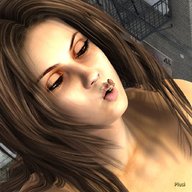 giantess vore mouth brunette brown_eyes shrunken_woman sucking downward_angle plusi check_me_out digital_render