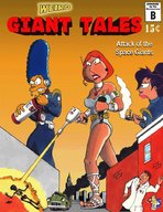 breasts drawing giantess earth city mega alien color destruction lois rampage buildings purple_hair blue_hair angry invasion red_hair ponytail sandals marge_simpson simpsons running giantesses family_guy leela futurama marge the_simpsons milf lois_griffin ray_gun invaders cyclops
