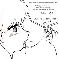 drawing giantess vore monochrome aroused saliva toy lesbians shrunken_woman high_res gtsdev