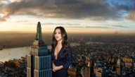 growth giantess collage giga city brunette airplane animation skyscraper new_york_city docop empire_state_building questionable upper_view