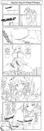 drawing giantess crush city mega comic monochrome futanari destruction penis ochiko_terada glasses anime puella_magi_madoka_magica tomoe_mami homura_akemi madoka_kaname