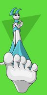 drawing feet color barefoot point_of_view jenny my_life_as_a_teenage_robot xj-9 kyukidoman jenny_wakeman