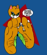drawing micro macro color soles domination paws between_toes dialogue foot_pet looking_at_tiny kyukidoman frida